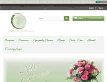 Tablet Screenshot of fleurs-deuil.com